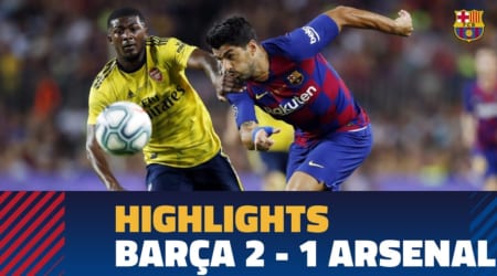 highlight barcelona - arsenal