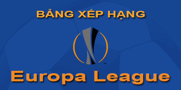 Bảng xếp hạng bóng đá Europa League - Mới nhất - Hôm nay